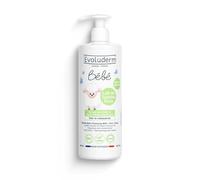 EVOLUDERM - Lait de Toilette Doux Visage & Corps Bébé - 500 ml - 98% d'Origine Naturelle - Végan - Fabrication Française