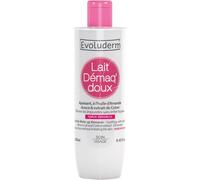 Evoluderm - Lait Démaq'doux, Apaisant À L'huile D'amande Douce & Extrait De Coton Pour Peaux Sensibles - 250ml