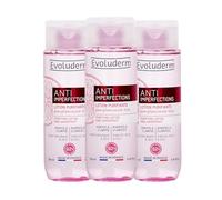 EVOLUDERM - Lotion Purifiante Anti-Imperfections - 200 ml - 92% d’Origine Naturelle - Végan - Fabrication Française - Lot de 3 x 200 ml