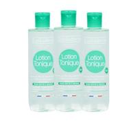 EVOLUDERM - Lotion Tonique Purifiante Peaux Mixtes à Grasses - 250 ml - 95% d'Origine Naturelle - Végan - Fabrication Française - Lot de 3 x 250 ml