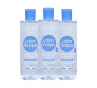 EVOLUDERM - Lotion Tonique Rafraîchissante Peaux Normales - 250 ml - 94% d'Origine Naturelle - Végan - Fabrication Française - Lot de 3 x 250 ml