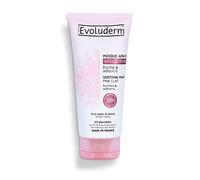 EVOLUDERM - Masque Apaisant à l'Argile Rose - 100 ml - 98% d'Origine Naturelle - Végan - Fabrication Française