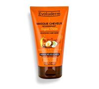 EVOLUDERM - Masque Cheveux Nourrissant Argan Divin - 150 ml - 99% d'Origine Naturelle - Végan - Fabrication Française