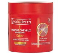 EVOLUDERM - Masque Cheveux Régénérant Color - 500ml - 99% d'Ingrédients d'Origine Naturelle