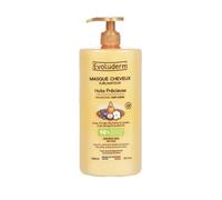 EVOLUDERM - Masque Cheveux Sublimateur Huile Précieuse - 1000ml - 96% d'Ingrédients d'Origine Naturelle