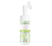 EVOLUDERM - Mousse Micellaire Aloe Vera - 150ml - 93% d'Ingrédients d'Origine Naturelle - Végan