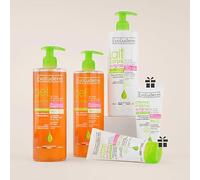 EVOLUDERM - Offre Routine Cors Surgras - 2 Gels Douche 500ml + 1 Lait Corps 500ml + 2 Crèmes Mains Offertes - Ingrédients Naturels - Made In France