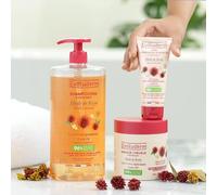 EVOLUDERM - Routine Cheveux à l’Huile de Ricin - 3 Soins pour Cheveux Frisés, Crépus et Secs + Brosse Offerte - Ingrédients d’Origine Naturelle - Végan