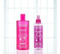 EVOLUDERM - Routine Duo Cheveux Brillance - Soins Cheveux - Shampoing Illuminateur - Spray Démêlant Express - Ingrédients d'Origine Naturelle - Fabrication Française