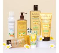EVOLUDERM - Routine Hydratante 6 produits Corps & Cheveux + Gant Exfoliant Offert - Démêle & Sublime - Monoï à la Folie - Ingrédients d'Origine Naturelle - Végan - Fabrication Française