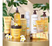 EVOLUDERM - Routine Hydratante 9 produits Corps & Cheveux + Gant Exfoliant Offert - Monoï à la Folie - Ingrédients d'Origine Naturelle - Végan - Fabrication Française