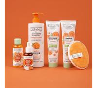 EVOLUDERM - Routine visage et corps 100% carotte - 1 lait + 1 huile + 1 gommage + 1 masque - Idée cadeau - Fabrication française