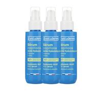 EVOLUDERM - Sérum Capillaire Acide Hyaluronique - 100ml - 97% d'Ingrédients d'Origine Naturelle - Végan - Lot de 3 x 100ml