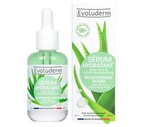 EVOLUDERM - Sérum Hydratant à l’Aloe Vera - 30 ml - 98% d’Origine Naturelle - Végan - Fabrication Française