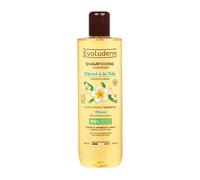 EVOLUDERM - Shampoing Hydratant Monoï à la Folie - 250ml - 95% d'Ingrédients d'Origine Naturelle - Végan