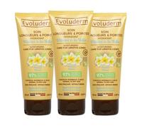 EVOLUDERM - Soin Longueurs & Pointes Hydratant Monoï à la Folie - 100ml - 97% d'Ingrédients d'Origine Naturelle - Lot de 3 x 100ml
