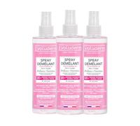 EVOLUDERM - Spray Démêlant Thermo-Protecteur - 250ml - 95% d'Ingrédients d'Origine Naturelle - Lot de 3 x 250ml