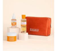 EVOLUDERM- Trousse Visage Vitamine C - Crème Eclat Vitamine C - Sérum Vitamine C - Eau Micellaire - Idées Cadeaux - Fabrication Française - Végan - Ingrédients d'Origine Naturelle