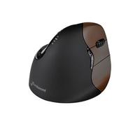 Souris ergonomique Evoluent VerticalMouse 4 droitier sans fil - Noir - 6 boutons - Résolution 800 à 2600 dpi
