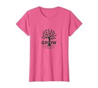 Évoluez grâce à ce Que Vous passez grâce à Un Arbre inspirant T-Shirt, Femme, Rose Chiné, L