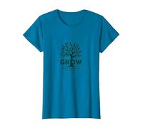 Évoluez grâce à ce Que Vous passez grâce à Un Arbre inspirant T-Shirt, Femme, Saphir, XL