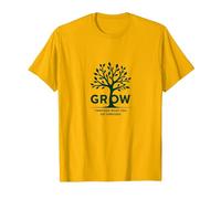 Évoluez grâce à ce Que Vous passez grâce à Un Arbre inspirant T-Shirt, Homme, Doré Vif, XL