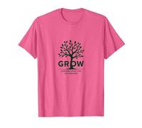 Évoluez grâce à ce Que Vous passez grâce à Un Arbre inspirant T-Shirt, Homme, Rose Chiné, S