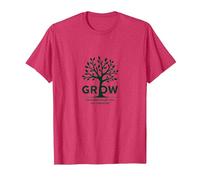 Évoluez grâce à ce Que Vous passez grâce à Un Arbre inspirant T-Shirt, Homme, Rouge Chiné, XL