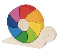 Evolution - 58368 - Puzzle et construction, escargot en bois massif | Fabriqué en Europe