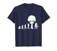 Evolution Bombe Atomique Champignon Atomique Singe T-Shirt