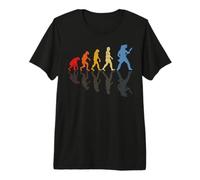 Evolution Concert Guitare 3 Instrument Musique Rock Cadeau T-Shirt Haut de Gamme