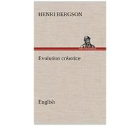 Evolution Créatrice. English
