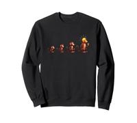Évolution d’Un Singe avec Ampoule Lumineuse Sweatshirt