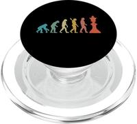 Évolution de l’Homme vers Le Roi Jeu Échec Humour Original PopSockets PopGrip pour MagSafe