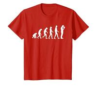 Évolution de l'acteur drôle théâtre Drame comédie scène Acteur T-Shirt, Enfant, Rouge, 4 Ans