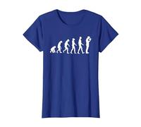 Évolution de l'acteur drôle théâtre Drame comédie scène Acteur T-Shirt, Femme, Bleu Royal, XS