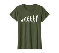 Évolution de l'acteur drôle théâtre Drame comédie scène Acteur T-Shirt, Femme, Olive, XS