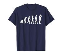 Évolution de l'acteur drôle théâtre Drame comédie scène Acteur T-Shirt, Homme, Bleu Marine, L