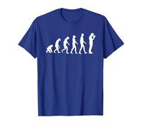 Évolution de l'acteur drôle théâtre Drame comédie scène Acteur T-Shirt, Homme, Bleu Royal, S