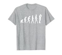 Évolution de l'acteur drôle théâtre Drame comédie scène Acteur T-Shirt, Homme, Gris Chiné, M