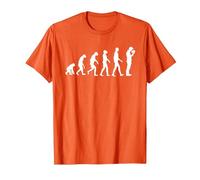 Évolution de l'acteur drôle théâtre Drame comédie scène Acteur T-Shirt, Homme, Orange, S