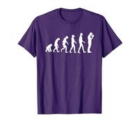 Évolution de l'acteur drôle théâtre Drame comédie scène Acteur T-Shirt, Homme, Violet, XXL
