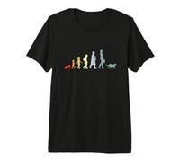 Evolution de l'amateur de Chats T-Shirt Haut de Gamme