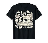 Évolution de l'installateur de carrelage Amusant Travail d'entrepreneur T-Shirt