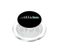 Evolution de Trainspotter Train Lover Retro PopSockets PopGrip pour MagSafe