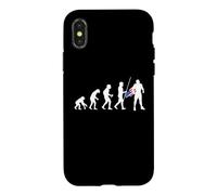 Évolution des Super-Héros Américains États-Unis Coque pour iPhone X/XS