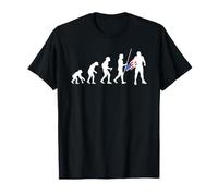 Évolution des Super-Héros Américains États-Unis T-Shirt
