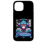 Evolution DJ Monkey Electronic Music Sound Engineer Coque pour iPhone 15