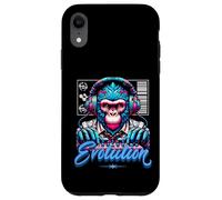 Evolution DJ Monkey Electronic Music Sound Engineer Coque pour iPhone XR