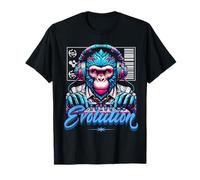 Evolution DJ Monkey Electronic Music Sound Engineer T-Shirt